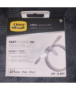 OtterBox Cable Lightning to USB-C Fast Charge iPhone/iPad/iPod - 2M/6.6f... - $29.95