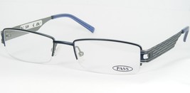 PASS P267 139 Blau/Silber Massage Grün Brille 51-18-135mm Germany - £44.23 GBP