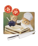 Cat Cooking : Gift Cutting Board Kitchen Cook Kitten Pet Animal Nature - $540.83 MXN
