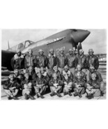 TUSKEGEE AIRMEN WORLD WAR II PILOT GROUP PHOTO PUBLICITY PHOTO 8X10 - $8.50