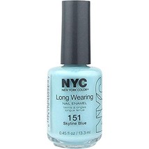 NYC Long Wearing Nail Enamel - Skyline Blue - $3.91