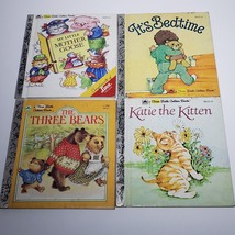 Lot of 4 First Little Golden Books Book Mother Goose Bedtime Bears Katie Kitten - £13.25 GBP