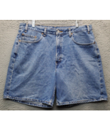 Levi&#39;s 550 Jean Shorts Men&#39;s 38 Blue Denim Pockets Relaxed Fit Flat Fron... - $23.05