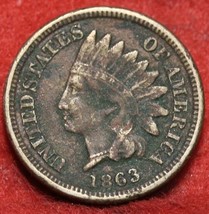 1863 1C Indian Cent   20130072 - £18.36 GBP