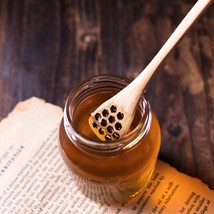 Spoon Honey Stick Wooden 3pcs Handled Dipper Coffee Tea Stirrer Mixing Tool - £18.75 GBP