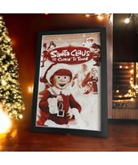 Santa Clause Is Coming To Town 3d printed WALL ART HUEFORGE DECOR GIFT - $226.18 MXN