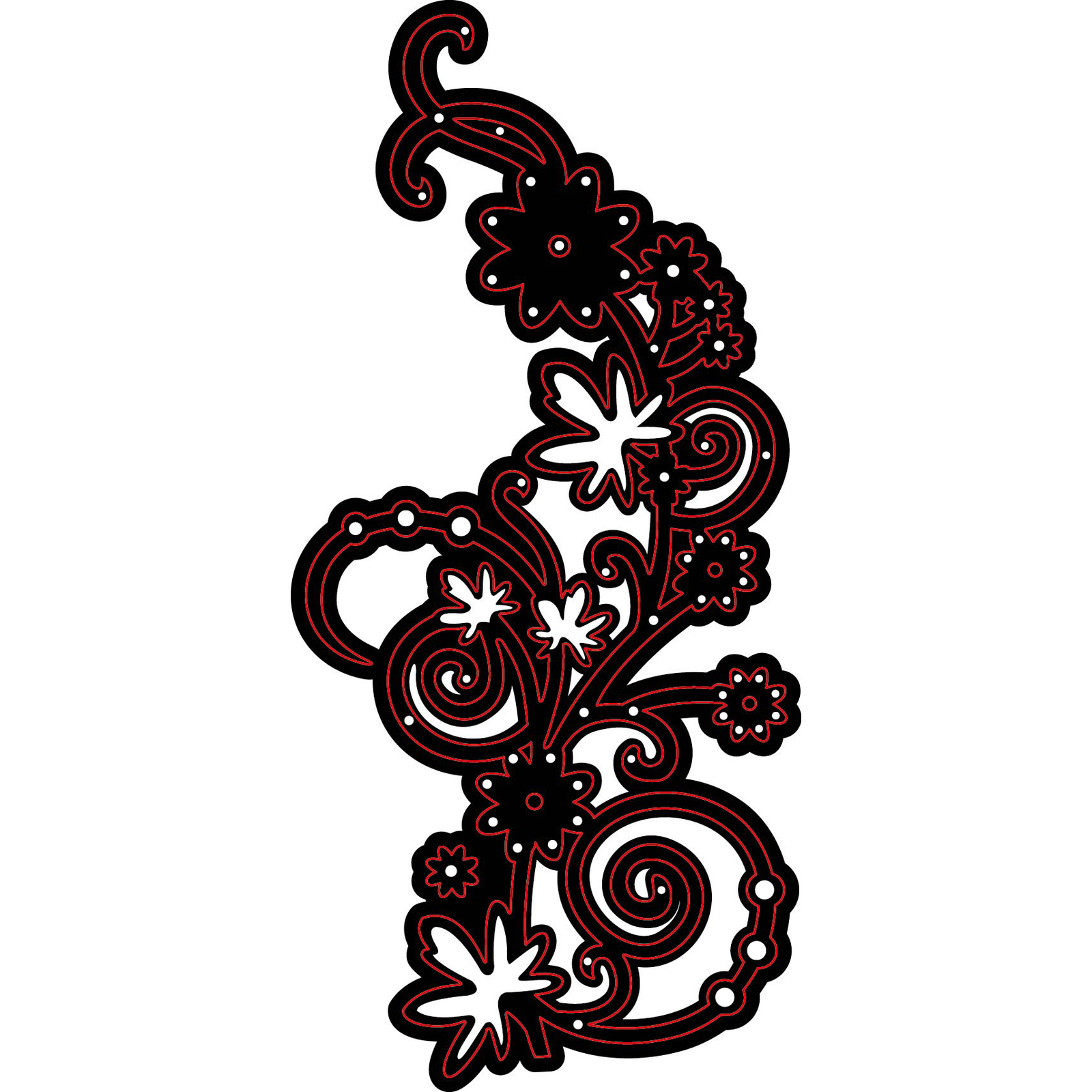 Embossing Essentials Dies Floral Swirl Burst - $38.79