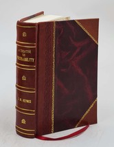 A treatise on probability 1921 [Leather Bound] by John Maynard Keynes - £70.64 GBP