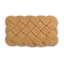 Knot Design Rope Door Mat, Braided Floor Mat Non Slip Rug Hand Woven Fro... - $66.32