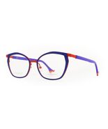Face a Face BOCCA COCTO 3 9009 Metalized Flashy Blue Eyeglasses 53mm - $284.05