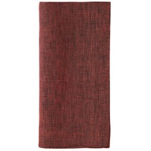 4 Bodrum Chambray Linen Cayenne Red Napkins - $34.99