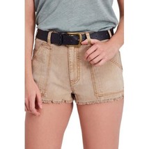 Free People Womens Shorts Get Far Out Sandy Khaki Brown Size Us 4 OB812045 - £37.57 GBP
