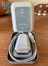 Vintage Grundig Dynamic Microphone GDM 19 with Case Made in Germany - £27.63 GBP