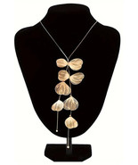 Filigree Leaf Drop Necklace - $23.09 CAD