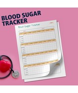 Blood Sugar Tracking Log Sheets, Pre-diabetes, Diabetes Log, Blood Sugar... - $1.99