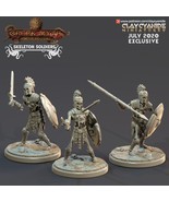 3D Printed Clay Cyanide Skeleton Soldiers Greek Mythology Part 2 28 32 m... - €15,20 EUR+
