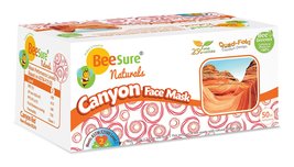 BeeSure BE2410case Naturals Face Masks, Canyon Red (Pack of 400) - £98.36 GBP