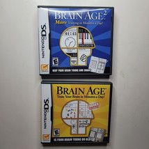 Nintendo DS Brain Age 1 and 2 Games Tests Sudoku Challenge Mind Mental Workout - £14.06 GBP