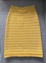 Gucci $2200 Yellow Wool Skirt In Size XS. NWT.! - £291.31 GBP