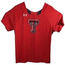 Texas Tech Red Raiders Short Sleeve Shirt Mens Size Large New Under Armour Track - £17.01 GBP