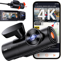 Vantrue N4 Pro 4K 3 Channel Dash Cam, STARVIS 2 IMX678 X Platepix™ X HDR... - $628.46