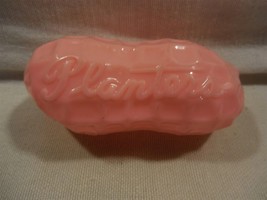 Vtg 1960s Planters Peanut Mr Peanut Pink Plastic 2 Piece Nut Candy Container - £8.57 GBP