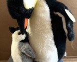 JAAG 11.5&quot; Penguin Mom loving Baby Plush Stuffed Animals Soft Toy VGC w ... - $15.79