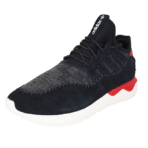 Adidas Tubular Moc Runner B24693 Mens Shoes Black White Textil Sneakers SZ 10 - £39.54 GBP