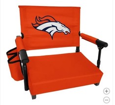 Denver Broncos Stadium Seat NFL Premium Foldable Pocket Orange Navy Blue... - $1,597.64 MXN