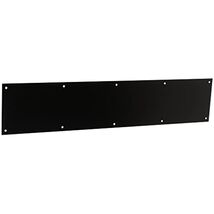 National Hardware N270-350 Kick Plate, 6" � 30", Matte Black - $40.81