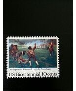 1975 10c Lexington &amp; Concord, 200th Anniversary, Sandham Scott 1563 Mint... - $0.99