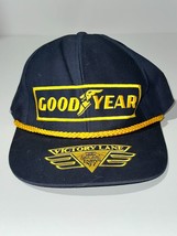 Swingster Goodyear Victory Lane 6-Panel Hat Men&#39;s One-Size Blue Snapback... - $24.30