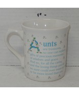 Vintage russ berrie &quot;AUNTS&quot; Family Coffee Mug Cup Ceramic - €12,66 EUR