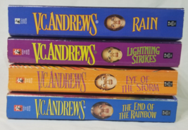 V.C. Andrews Hudson Series Books 1 - 4 Rain, Lightning Strikes, Eye of the Storm - $19.59