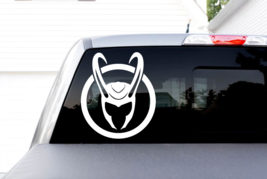 Vinyl Decal Truck Car Sticker Laptop - Marvel Comics God Loki Logo Mask ... - $3.58+