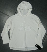 Adidas Lightweight Pullover Hoodie Loose Fit Girls Spring Summer Sz 14 L New Nwt - £19.74 GBP