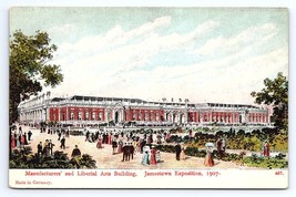 Postcard Jamestown Exposition 1907 Manufacturers Liberal Arts Building - £3.54 GBP