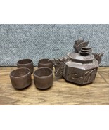 Vintage Chinese Pottery Yixing Zhisha Clay Teapot Dragon Handle Bird Lid... - $912.78 MXN