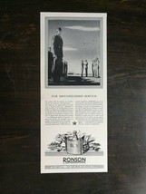 Vintage 1942 Ronson World&#39;s Greatest Lighter Original Ad 721 - £5.21 GBP