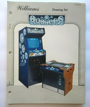 Bubbles Arcade Game Drawings Repair Schematics Manual Original 1983 Vintage - $37.53