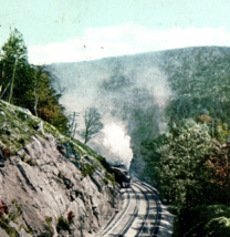 Berkshire Hills Train 1907 Locomotive Postcard Vintage Chester Huntington Mass - £9.68 GBP