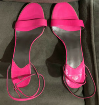 Fornarina Hot Pink Italian Sandals Size 8 Brand New Without Box - £31.43 GBP