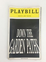 2000 Playbill Minetta Lane Theatre Eli Wallach in Down The Garden Paths - $14.20