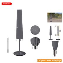 Durable and Weatherproof PP Cover for 6ft-9ft Market Umbrellas - Easy to... - $42.52