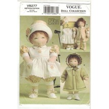 Vogue 8277 Pattern 15&quot; Baby Doll Clothes Dress, Jumpsuit, Coat by Linda ... - £11.50 GBP