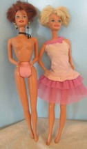vintage Mattel Lot of 2 Barbie FRIENDS RED / blonde -naked 1976 - $18.00