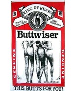 BUTTWISER this butts for you  3 X 5 FLAG FL118 banner w grommets BAR SIG... - $9.04 CAD