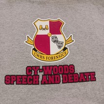 Gildan Heavy Blend CWHS FORENSICS Men's Gray Cotton Blend Hoodie Sweatshirt Sz M image 5