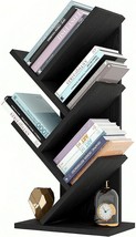 4 Tier Book Shelf Storage Display Bookshelf Open Shelving Bookcase Small Wood - £38.93 GBP