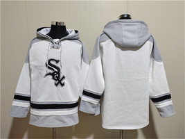Men&#39;s Chicago White Sox Blank White Ageless Must-Have Lace-Up Pullover H... - $75.99